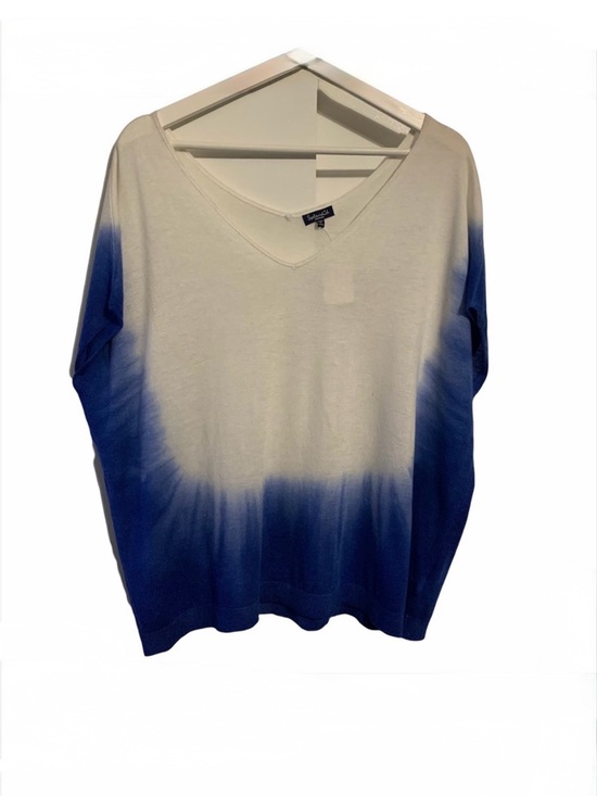 Splendid Sweaters - Splendid M dip dye dolman sleeve sweater cashmere blend White & Mediterranean